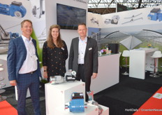 Robert Langelaan, Marjolein Heezen and Ruud Schenkels of De Gier Drive Systems